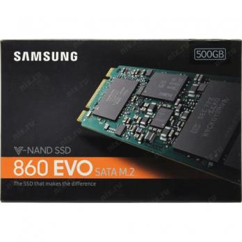 SSD-накопитель M.2 SATA 500GB Samsung 860 EVO (MZ-N6E500BW)