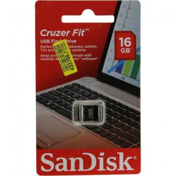 Флешка USB2.0 16GB SanDisk Cruzer Fit (SDCZ33-016G-G35)