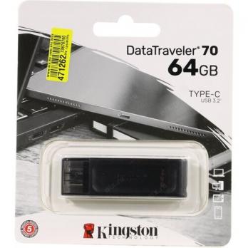 Флешка Type-C 64GB Kingston DataTraveler DT70 (DT70-64GB)