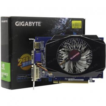 Видеокарта nVidia GT 730 Gigabyte (GV-N730D3-2GI) 64bit, 2GB, GDDR3, VGA, DVI, HDMI, 1xC