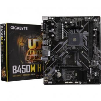 Материнская плата AMD B450 Gigabyte B450M H