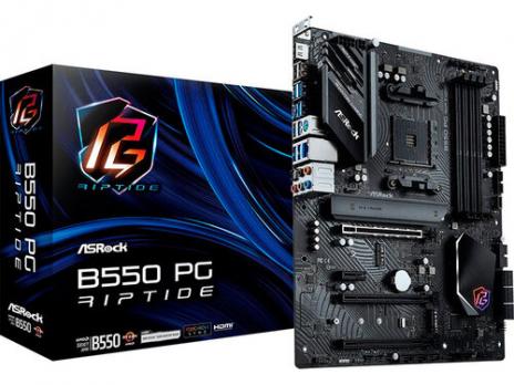 Материнская плата AMD B550 ASRock B550M PG Riptide