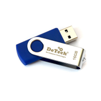 Флешка USB2.0 16GB DeTech Swiwel