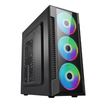 Корпус ATX DeTech C3147s RGB, black