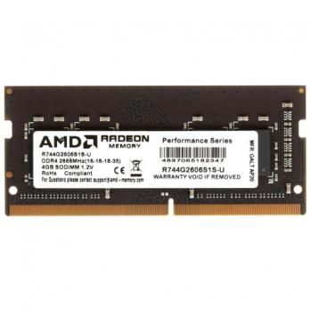 Оперативная память SODIMM DDR4-3200 4GB AMD Radeon R9 [R944G3206S1S-U]