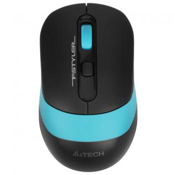 Мышь беспроводная A4Tech Fstyler FG10s, black-blue