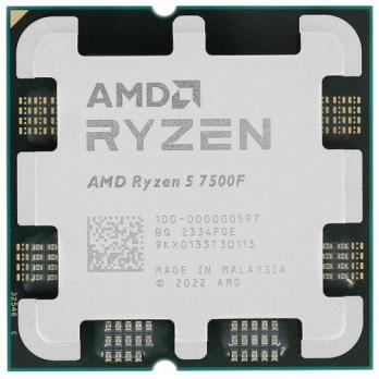 Процессор AMD sAM5 Ryzen 5 7500F, Tray
