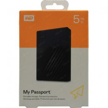 Внешний HDD 5TB WD My Passport (WDBPKJ0050BBK-WESN); 2.5