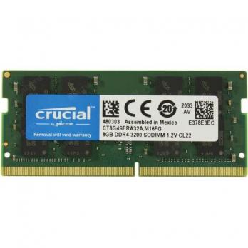 Оперативная память SODIMM DDR4-3200 8GB Crucial (CT8G4SFRA32A)