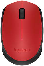 Мышь беспроводная Logitech M170 1000dpi; 2-кнопки; red