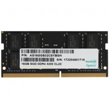 Оперативная память SODIMM DDR4-3200 16GB Apacer (ES.16G21.GSH)