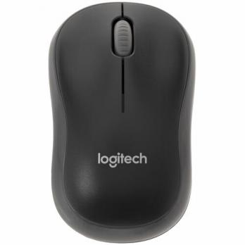 Мышь беспроводная Logitech M185 (910-002238); 3 кнопки; 1000 dpi; swift/grey