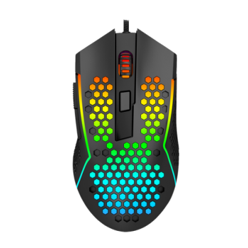 Мышь Redragon M987-K; 7-btn, 12400dpi, RGB-подсветка, black