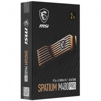 SSD-накопитель M.2 NVMe 2TB MSI Spatium M480 Pro HS