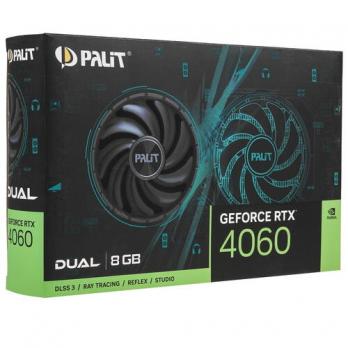 Видеокарта Palit GeForce RTX 4060 Dual 8GB (NE64060019P1-1070D)