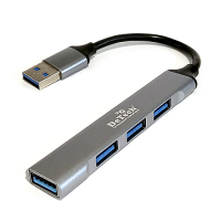 USB-Hub DeTech DT-HB408 1xUSB3.0, 3xUSB2.0