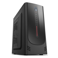 Корпус DeTech C3156s; ATX; без БП; black