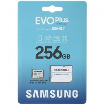 Карта памяти microSDXC 256GB Samsung EVO PLUS (MB-MC256KA)