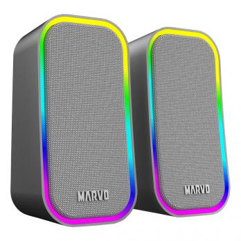 Колонка 2.0 USB Marvo SG285 GY Havoc20, grey
