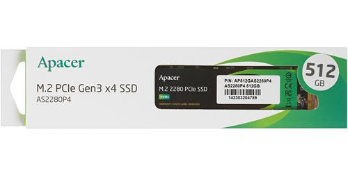 SSD-накопитель M.2 NVMe 256GB Apacer AS2280P4 (AP256GAS2280P4-1)