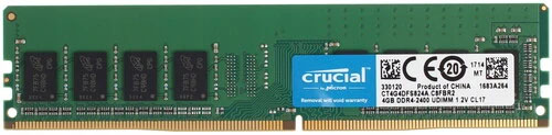 Оперативная память DDR4-2400 4GB Crucial