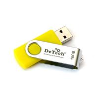 Флешка USB3.0 16GB DeTech Swivel