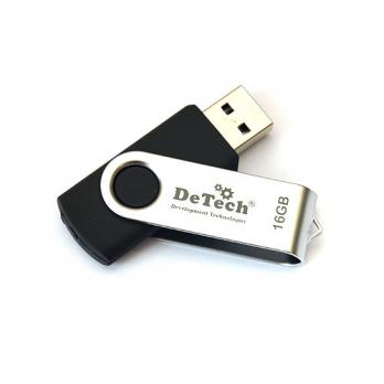 Флешка USB3.0 16GB DeTech Swivel