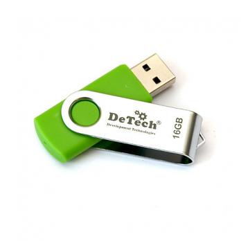 Флешка USB3.0 16GB DeTech Swivel