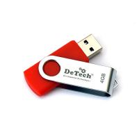 Флешка USB2.0 4GB DeTech Swivel