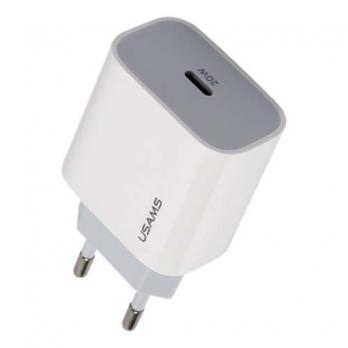 Зарядное устройство Type-C Usams CC118, 20W, white