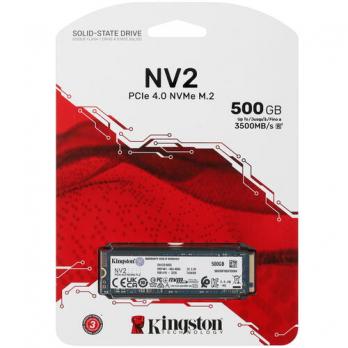 SSD-накопитель M.2 NVMe 500GB Kingston NV2 (SNVS/500G)