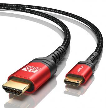 Кабель miniHDMI - HDMI JSAUX CV0026 v2.0, 3m