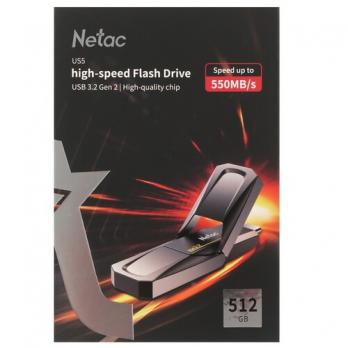 Флешка USB3/Type-C 512GB Netac US5