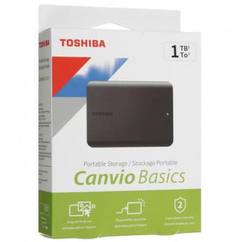 Внешний HDD 1TB Toshiba Canvio Basics (HDTB510EK3AA)