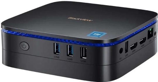 Mini-PC Blackview MP60, Pentium N150, 16GB, 1TB, WiFi, Win, black