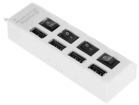 USB-Hub USB3.0 СуперЭконом SBHA-7204-W, 4-ports