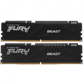 Оперативная память DDR5-6000 2x16GB Kingston FURY Beast Black (KF560C40BBK2-32)