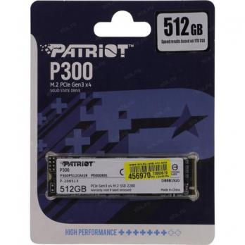 SSD-накопитель M.2 NVMe 512GB Patriot P300 (P300P512GM28)