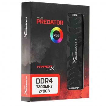 Оперативная память DDR4-3200 2x8GB Kingston HyperX Predator RGB
