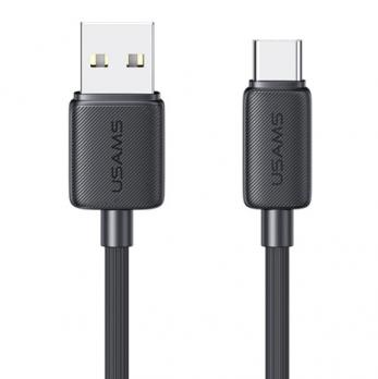 Кабель USB-A/Type-C Usams SJ688, 1m, 3A, black