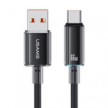 Кабель USB-A/Type-C Usams SJ658, 1.2m, 66W, black