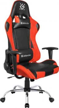 Кресло Defender Azgard, black/red