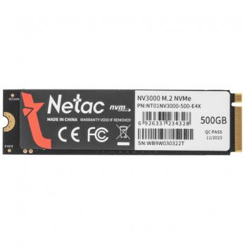 SSD-накопитель M.2 NVMe 500GB Netac NV3000 (NT01NV3000-500-E4X)