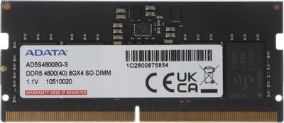 Оперативная память SODIMM DDR5-4800 8GB Adata (AD5S48008G-S)