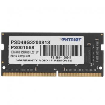 Оперативная память SODIMM DDR4-3200 8GB Patriot (PSD48G320081S)