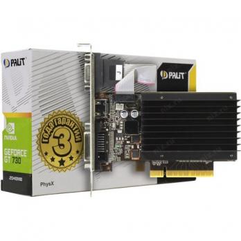 Видеокарта GeForce GT 730 Palit Silent LP, 2GB