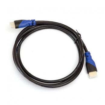 Кабель HDMI v1.4 DeTech black-blue 1m