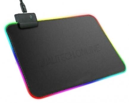 Коврик для мыши с подсветкой Rasure RS-02, 350x250mm, тканевой-прорезиненный, LED-подсветка
