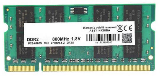 Оперативная память SO-DIMM DDR2 2GB (б/у)