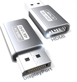 Переходник DP(M)-HDMI(F) JSAUX DV0004